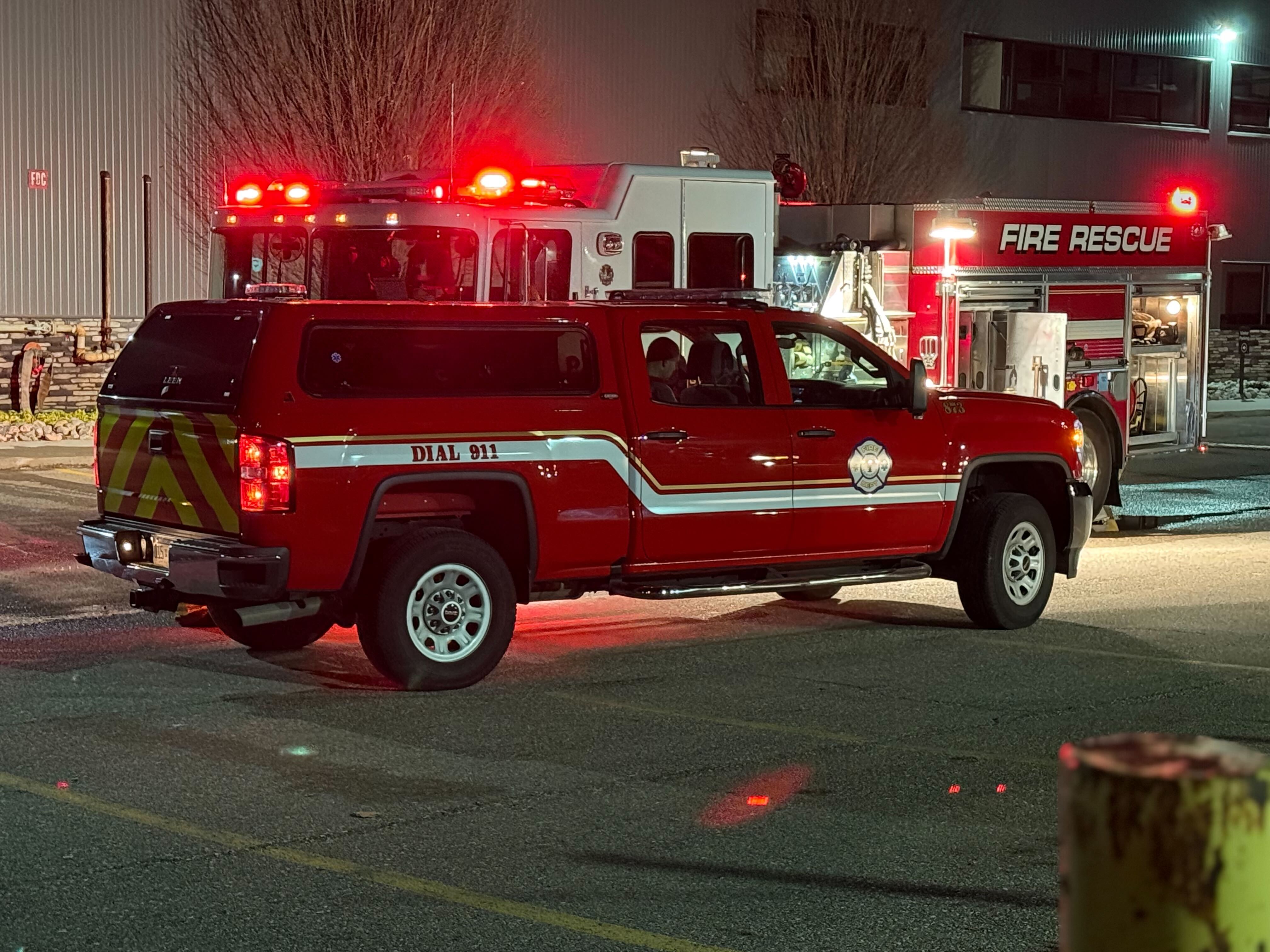 Georgetown, Hudsonville Fire Departments responding to fire at Nu Wool