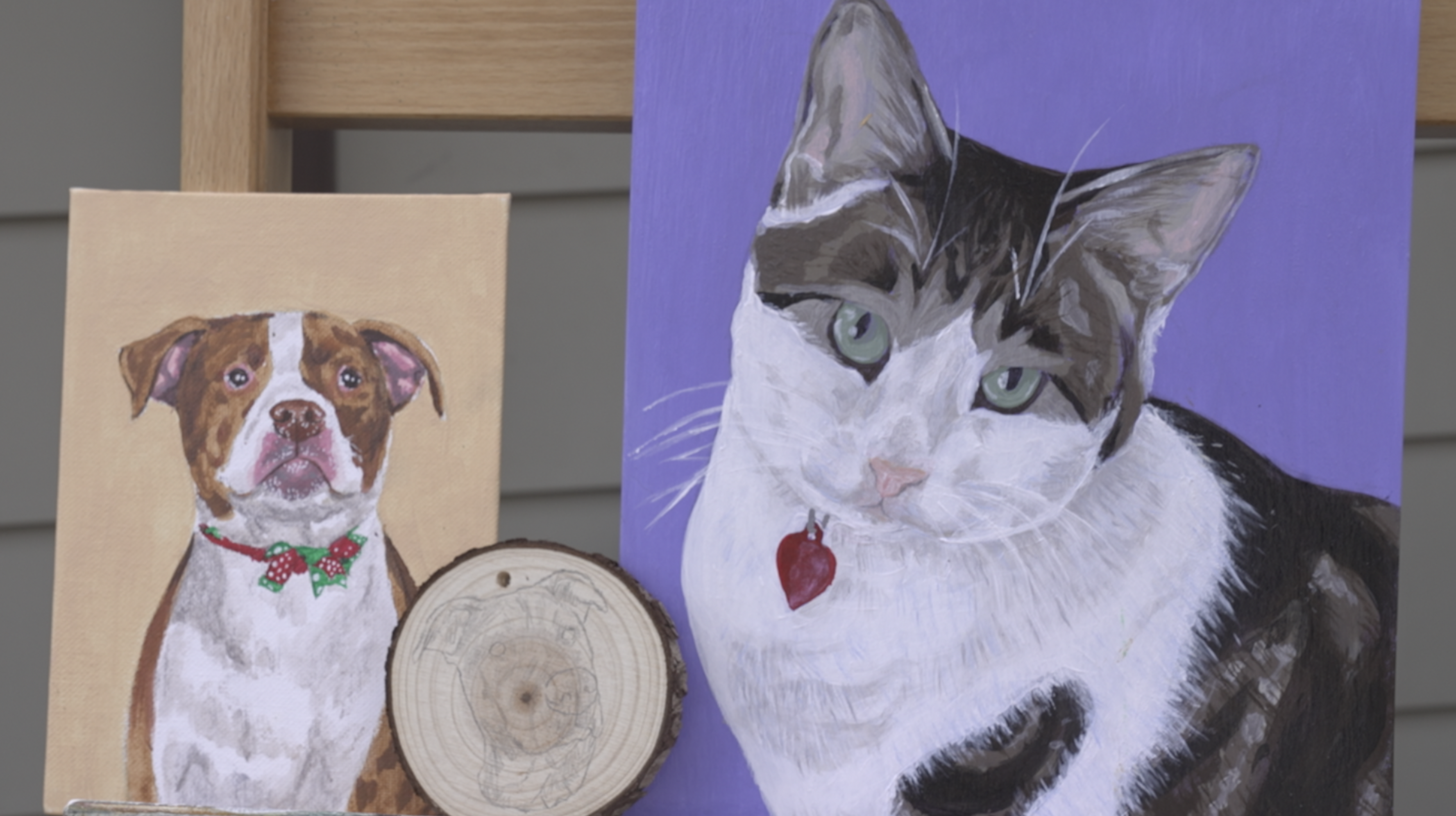 Julia Doty's water color pet portrait
