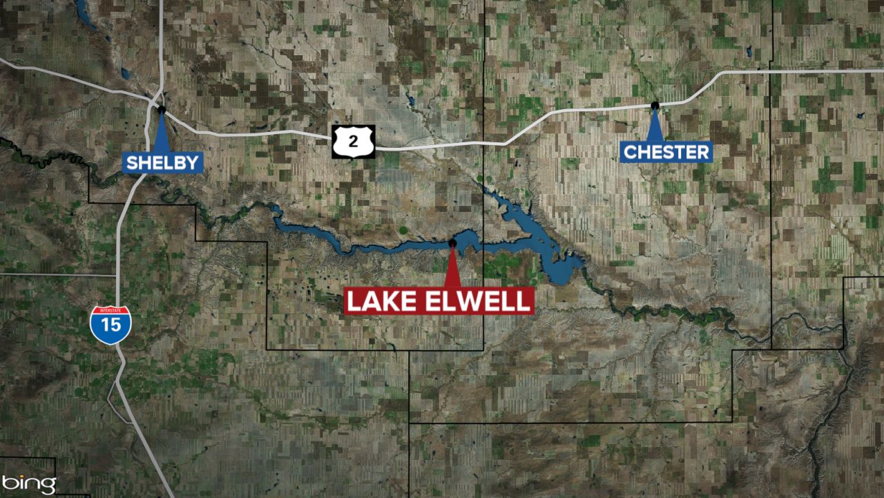 lake elwell map