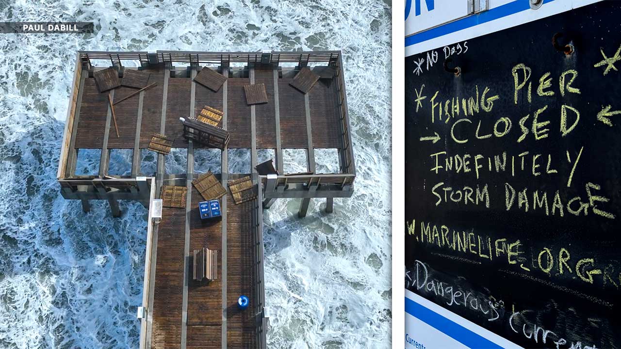Juno Beach Pier closed