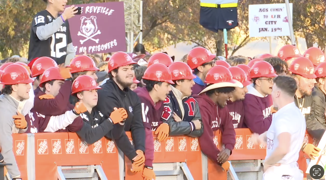 College GameDay brings playoff excitement to Kyle Field as Aggie and Hurricane fans unite
