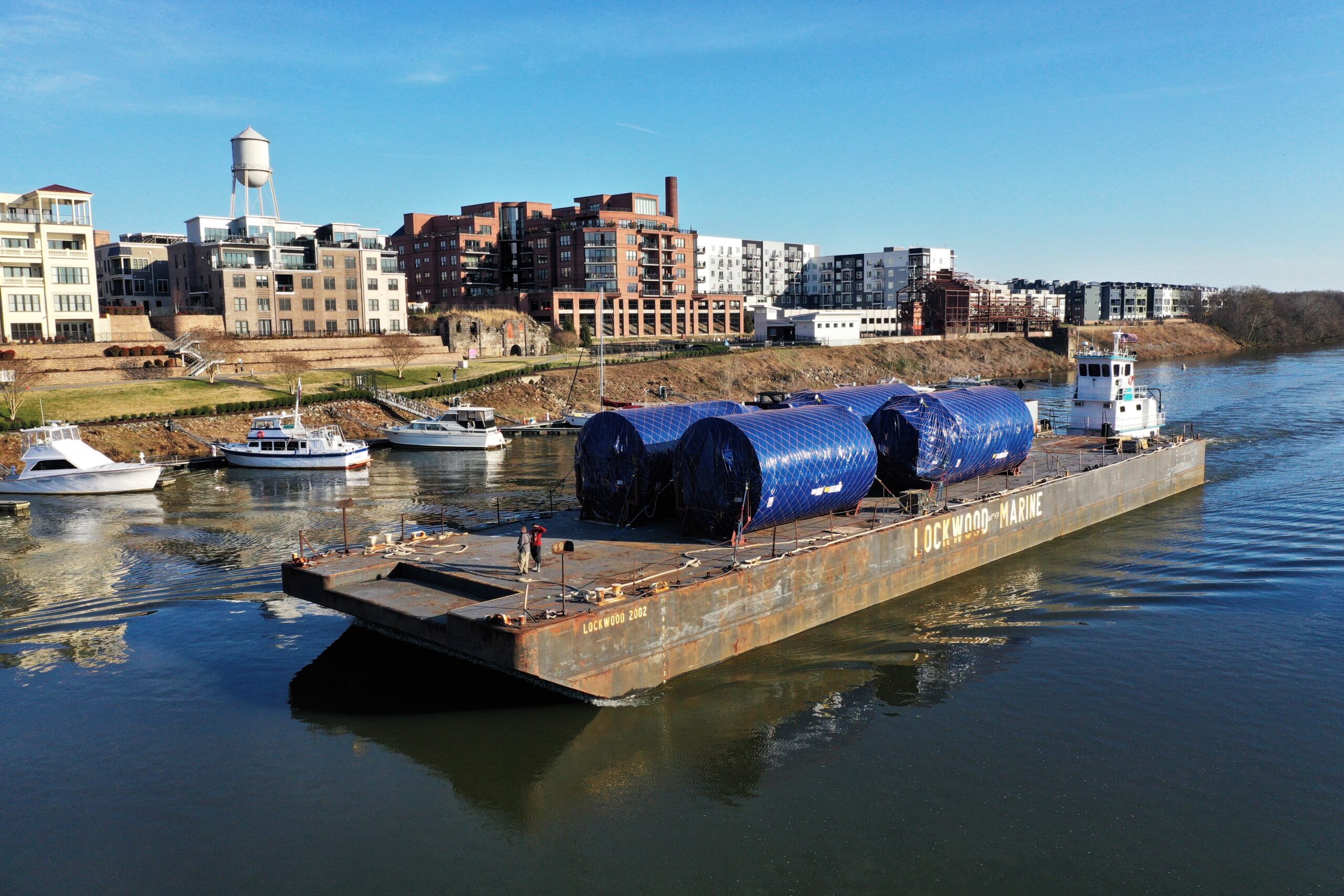 Stone Brewing’s new tanks arrived in Richmond.jpg