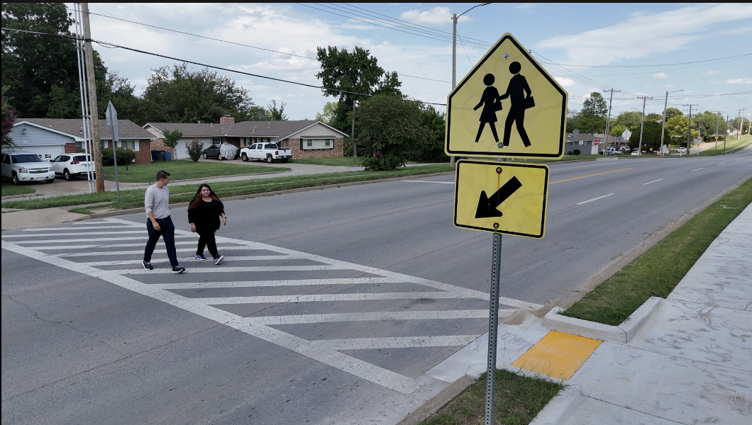 cross walk on crossing guard