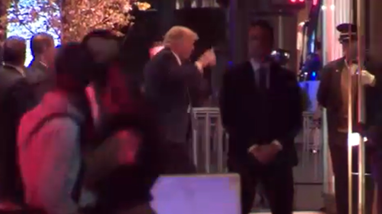 Former President Donald Trump arrives at Trump Tower in New York City on April 12, 2023.jpg