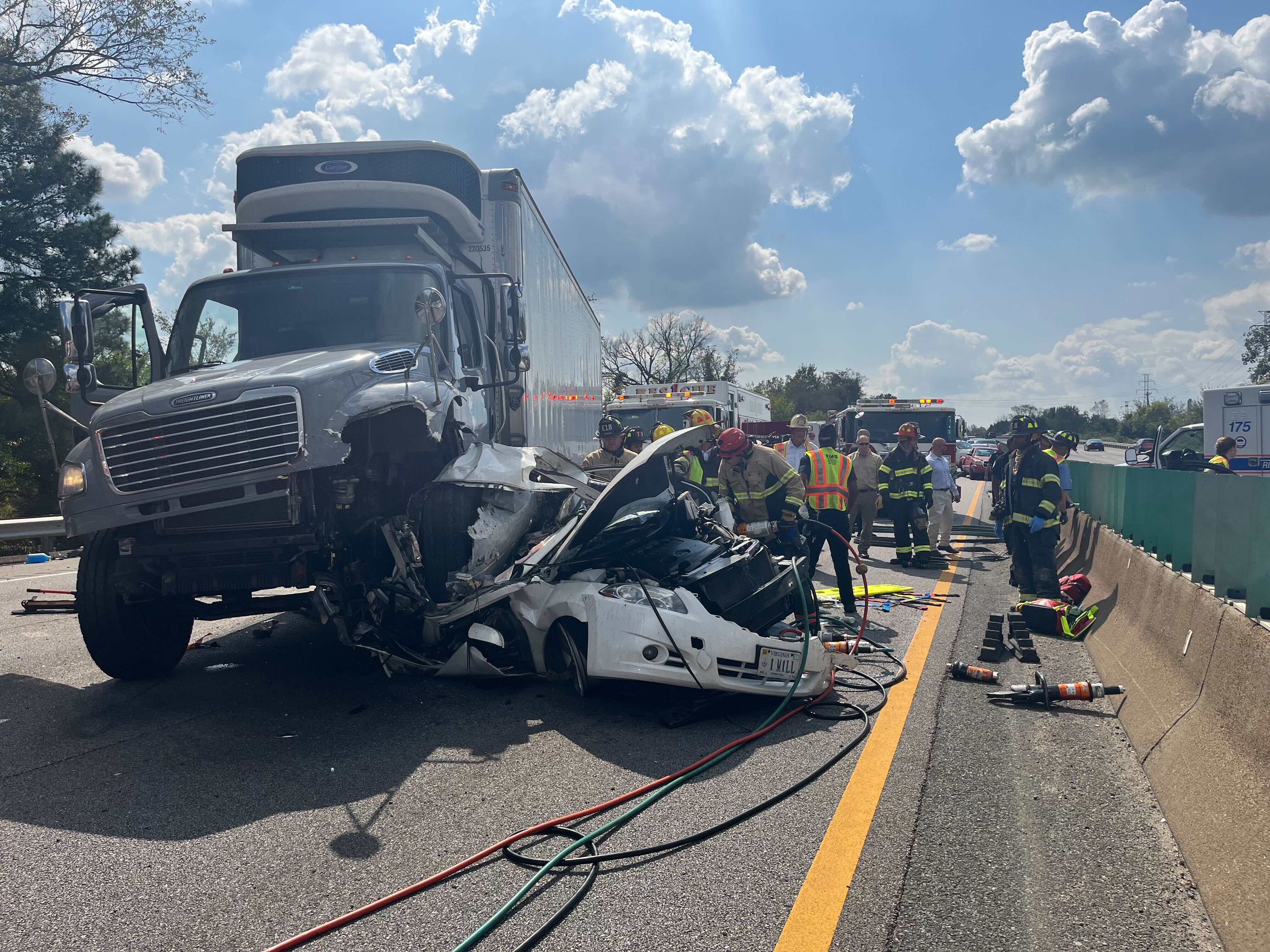 Crash on Interstate 95