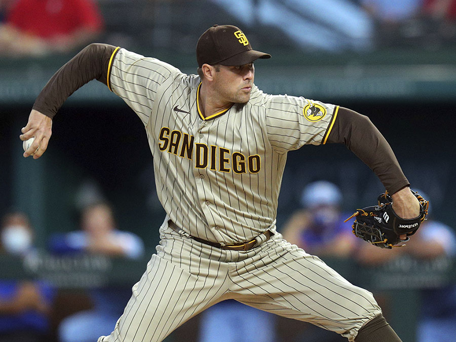 Padres Rangers Baseball craig stammen