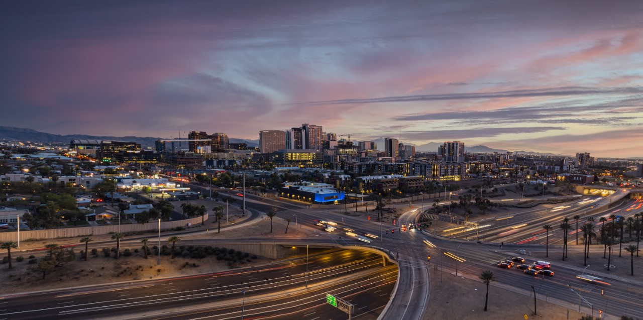 Phoenix skyline downtown Valley