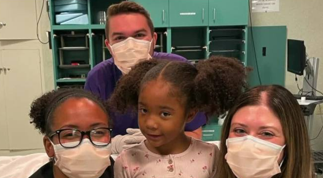 Community shows up with prayers, donations as young girl battles rare cancer