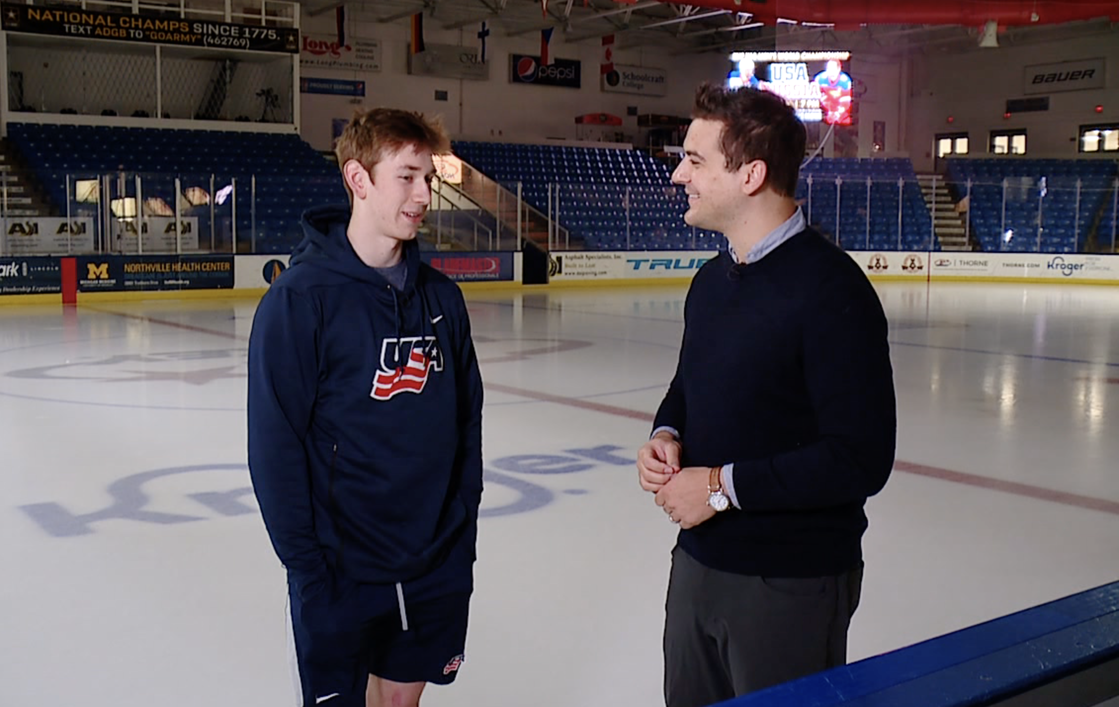 jake sanderson Brad galli USA Hockey