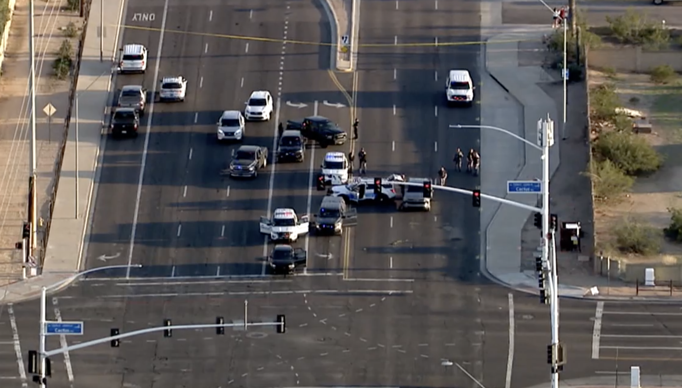 SCOTTSDALE PD SHOOTING SCOTTSDALE ROAD AND CACTUS