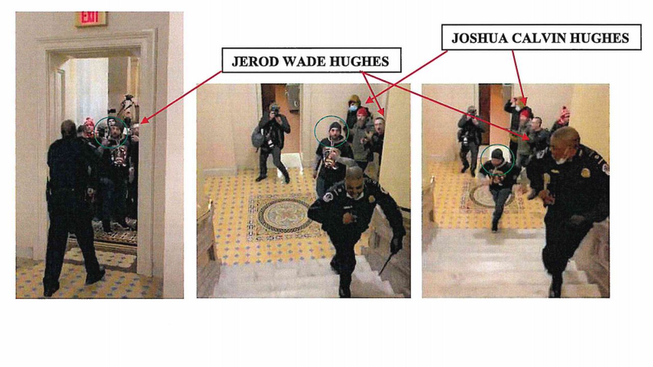 Joshua Calvin Hughes and Jerod Wade Hughes of Montana charged in connection with US Capitol riot