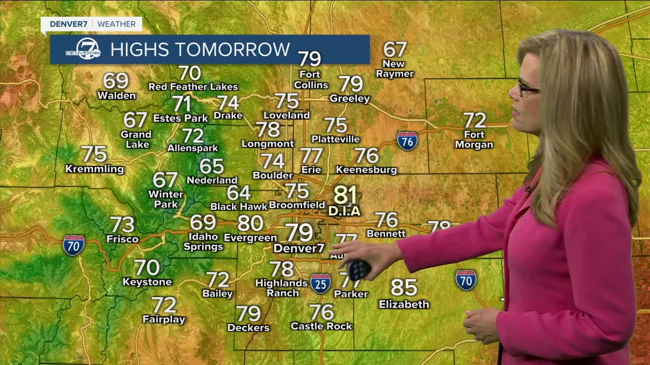 Highs on Thursday