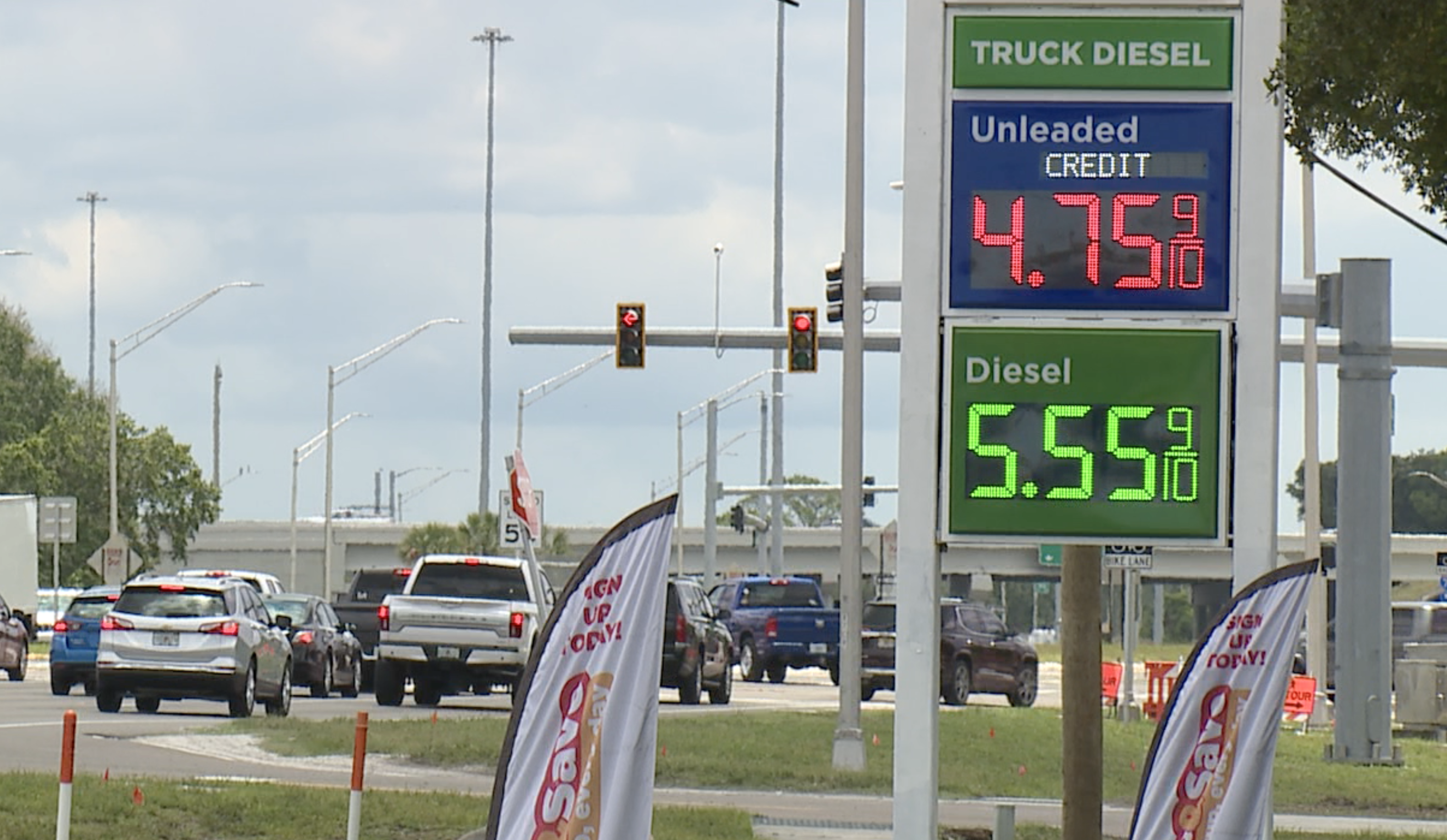 Gas prices on 6/1/2022 in Tampa