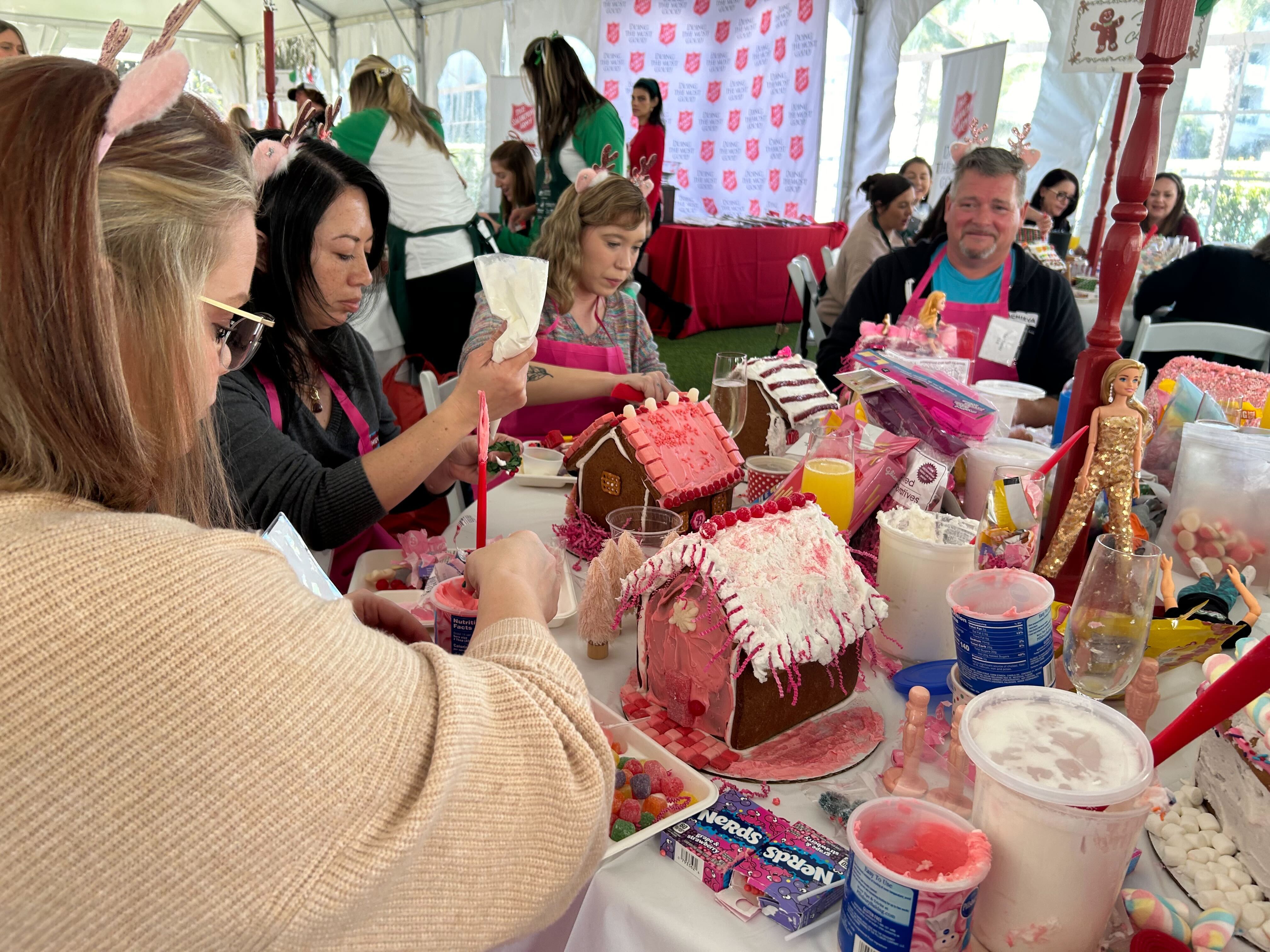Gingerbread decorating