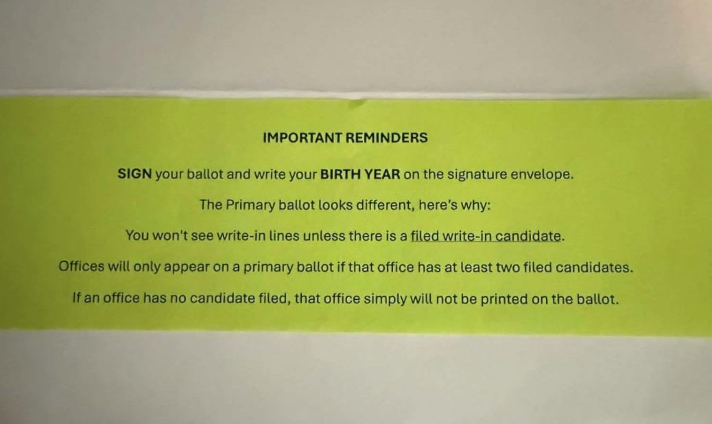 Lincoln County Absentee Ballot Issue