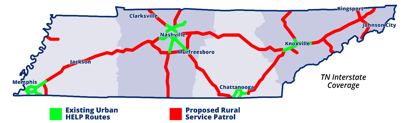 TDOT expands HELP patrols to rural interstates