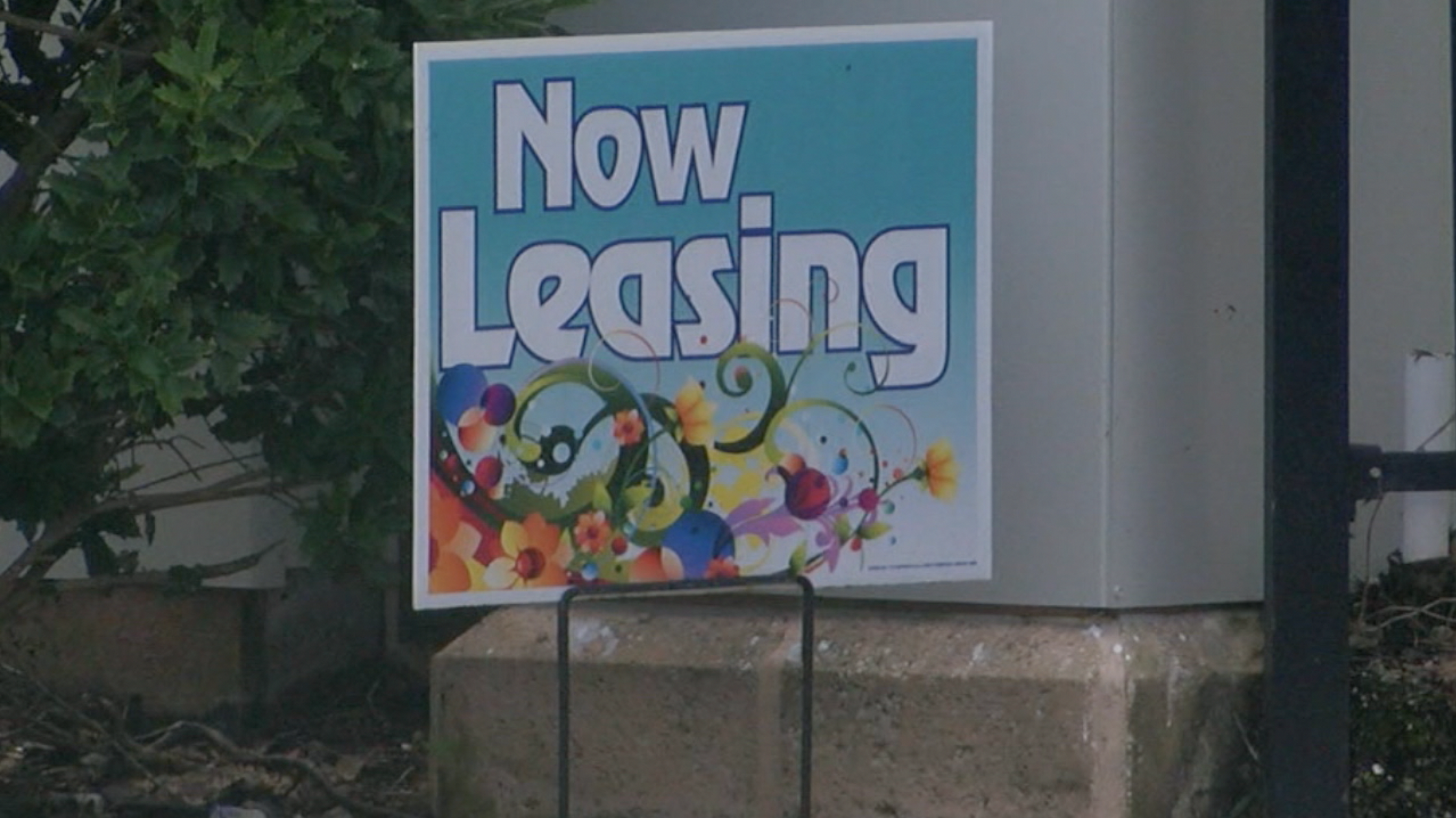 Now Leasing sign