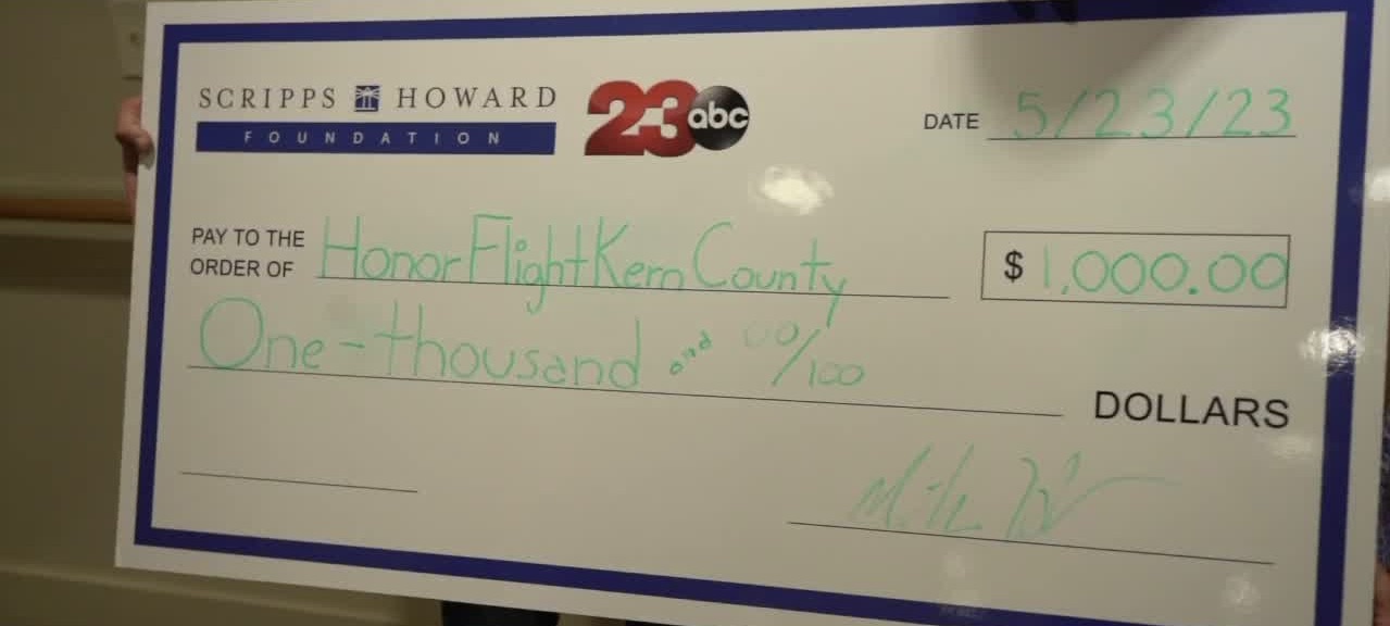 Kern County Honor Flight check