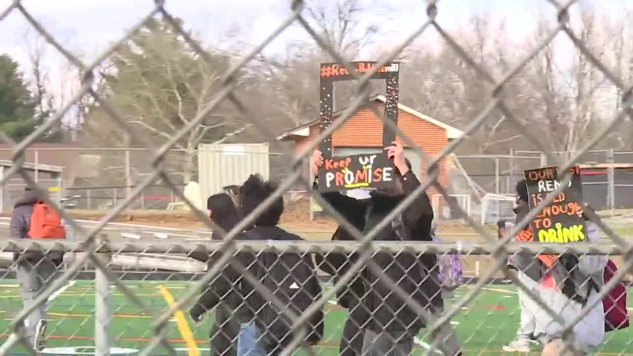 Students protest delayed school renovations in Howard County