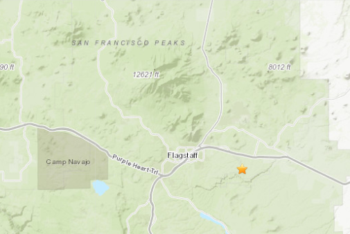 Flagstaff earthquake USGS.png