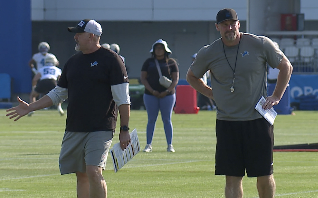 John Morton - Offensive Coordinator and Dan Campbell - Head Coach.png