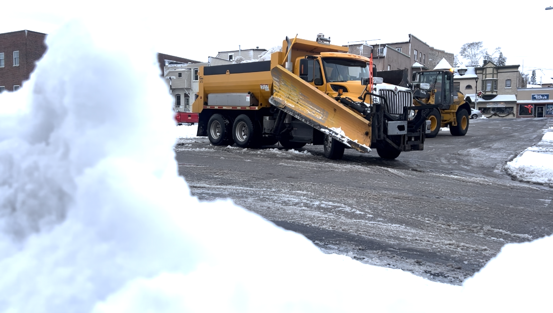 West Bend snow clean up