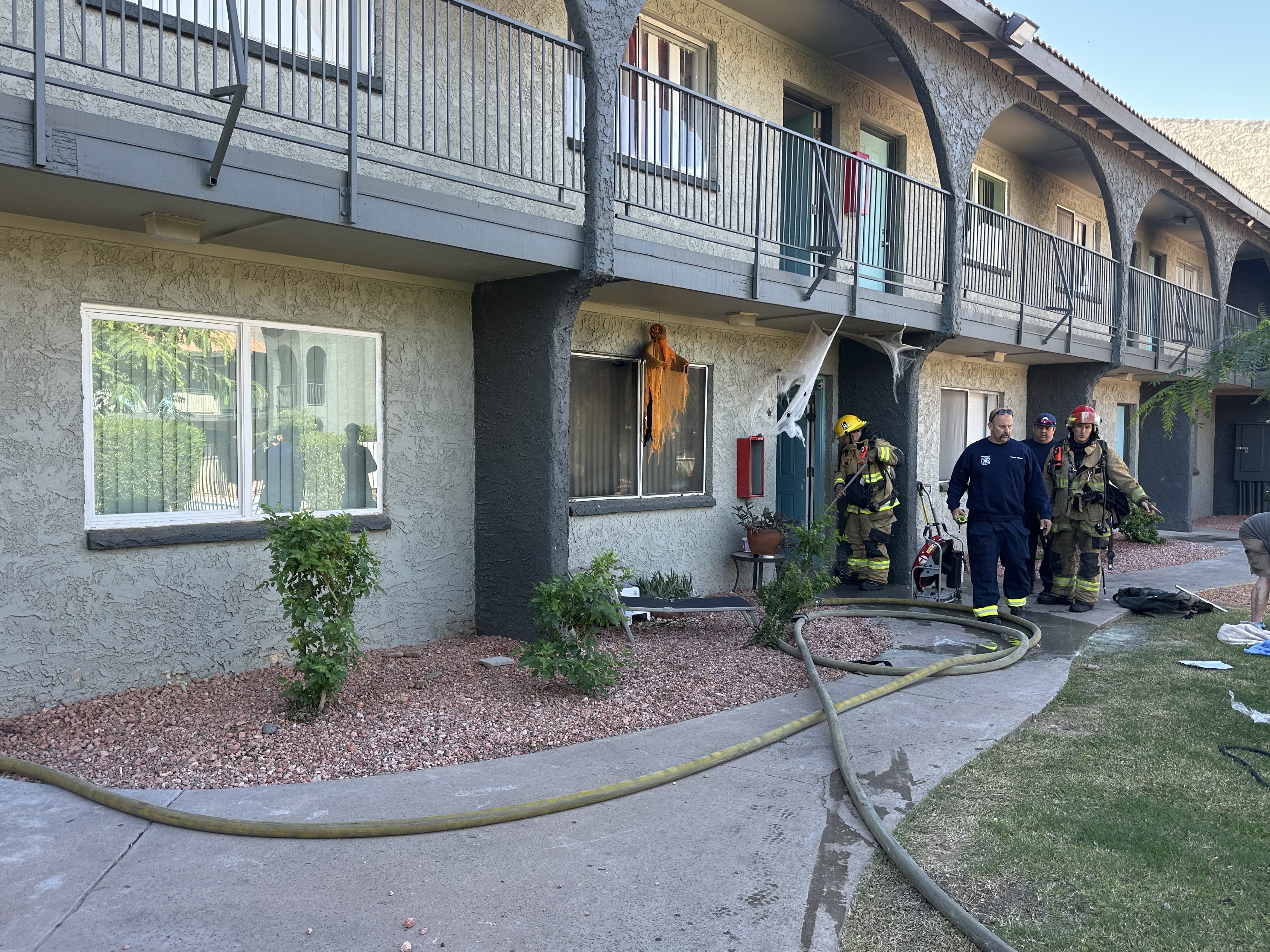 Citizens rescue man from apartment fire near 27th Avenue and Indian School- November 7