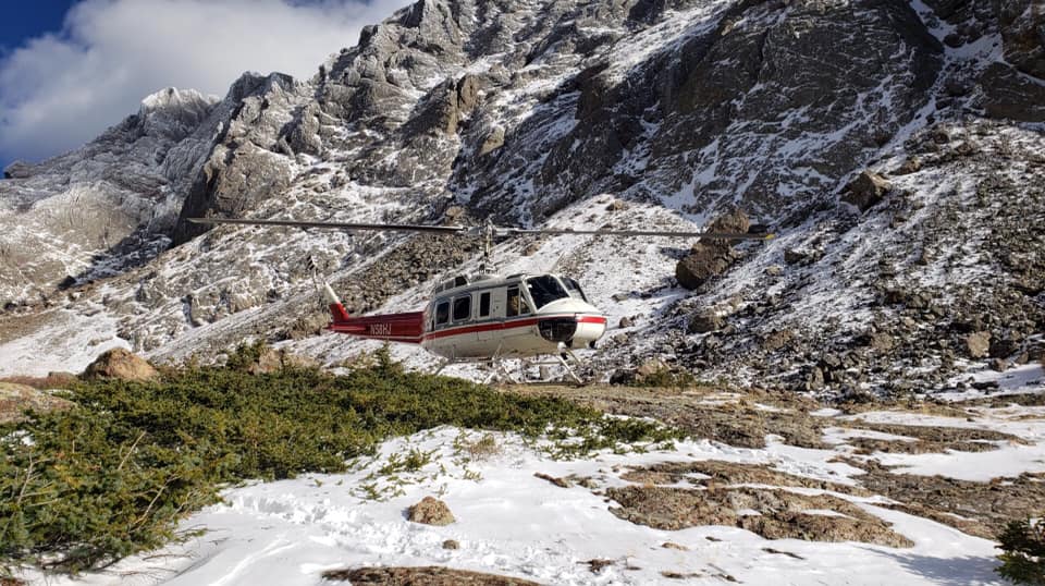 Body recovery on Kit Carson Peak_Oct 14 2021_Saguache County Search & Rescue