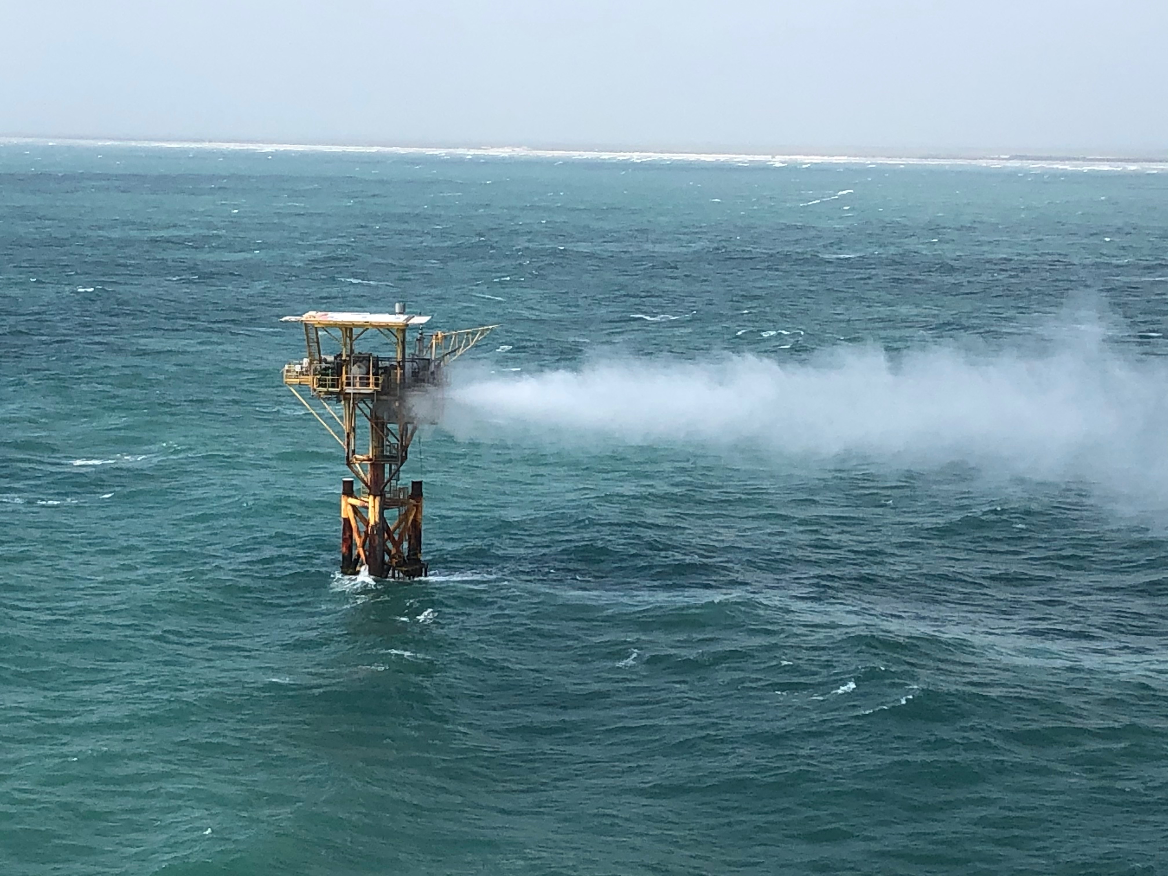 Coast Guard responds to platform natural gas release near Corpus Christi, Texas