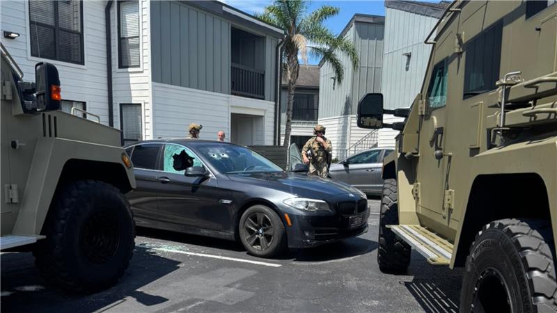 Barricaded suspect