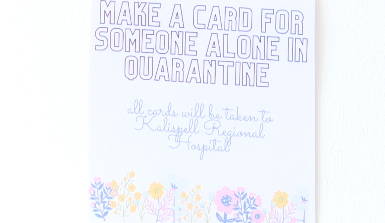 Kalispell hospital asks for people to send cards to COVID patients