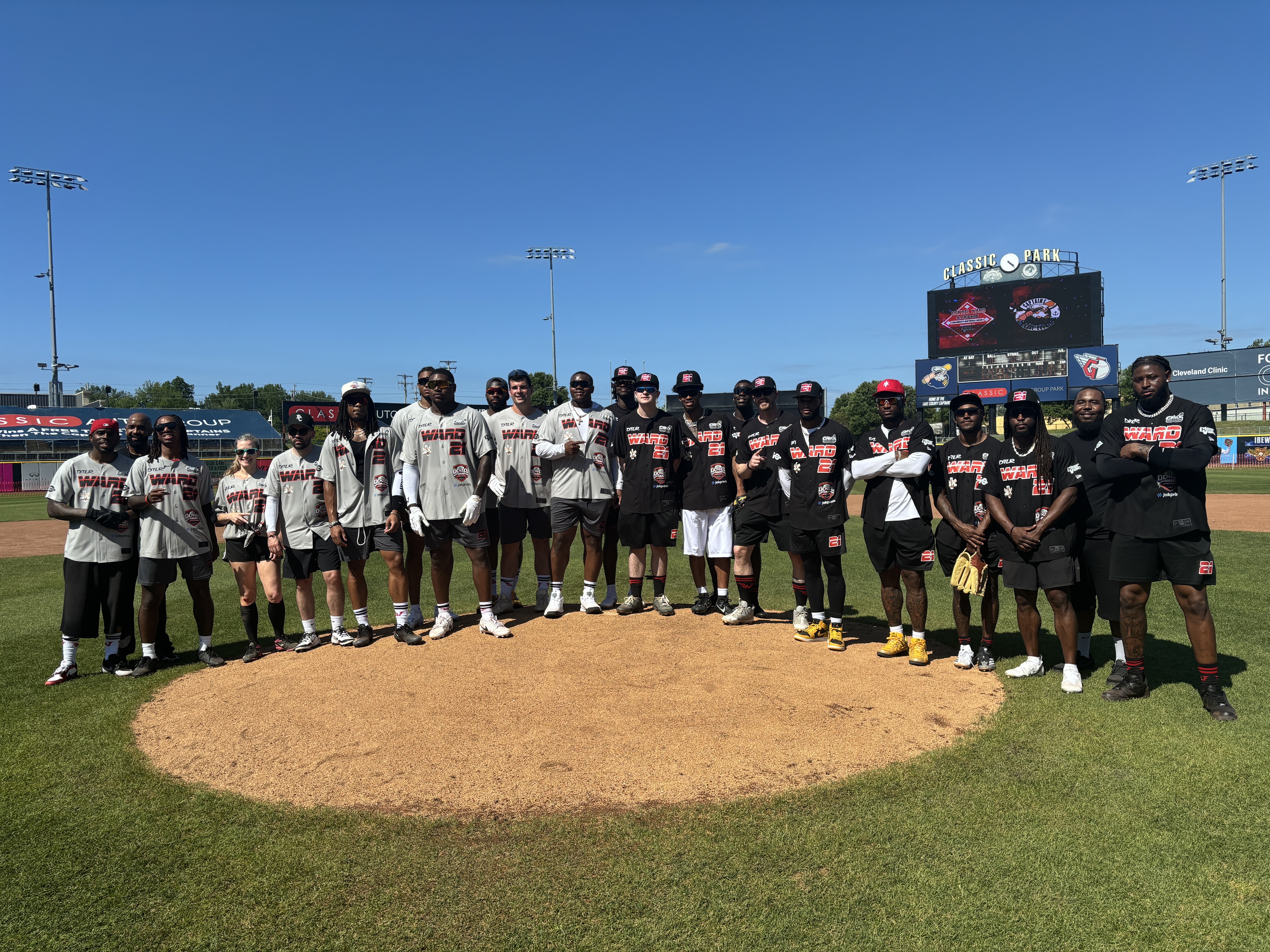 Denzel Ward Celebrity Softball Game