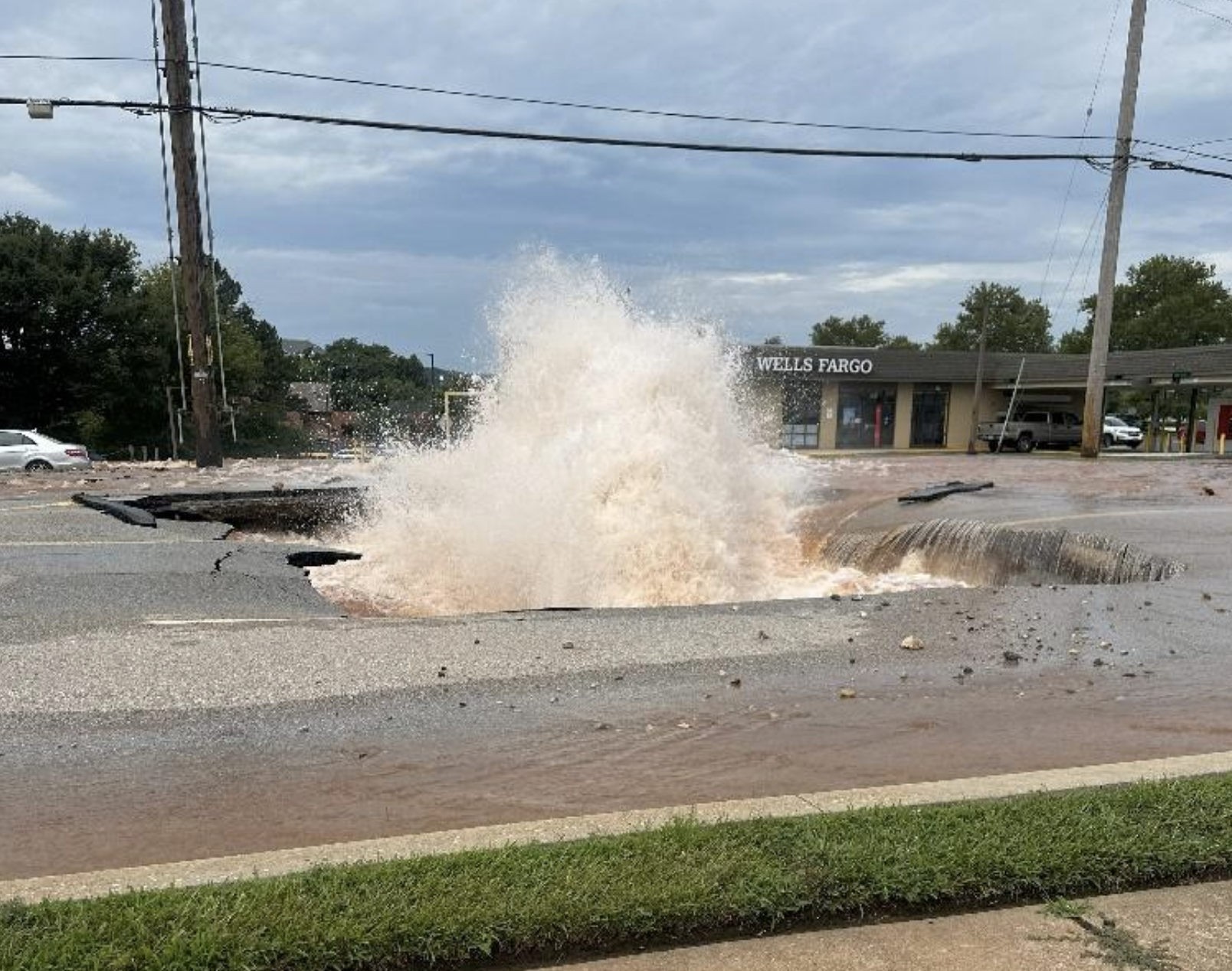 York road water main break July 2025