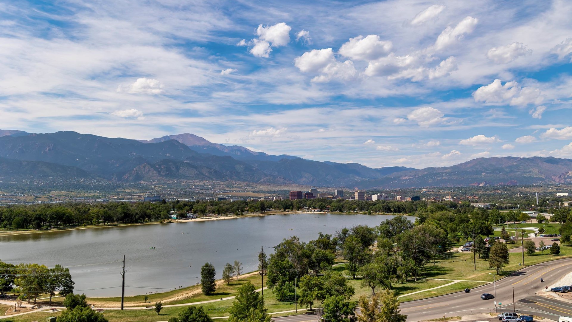 Hot September afternoon in Colorado Springs