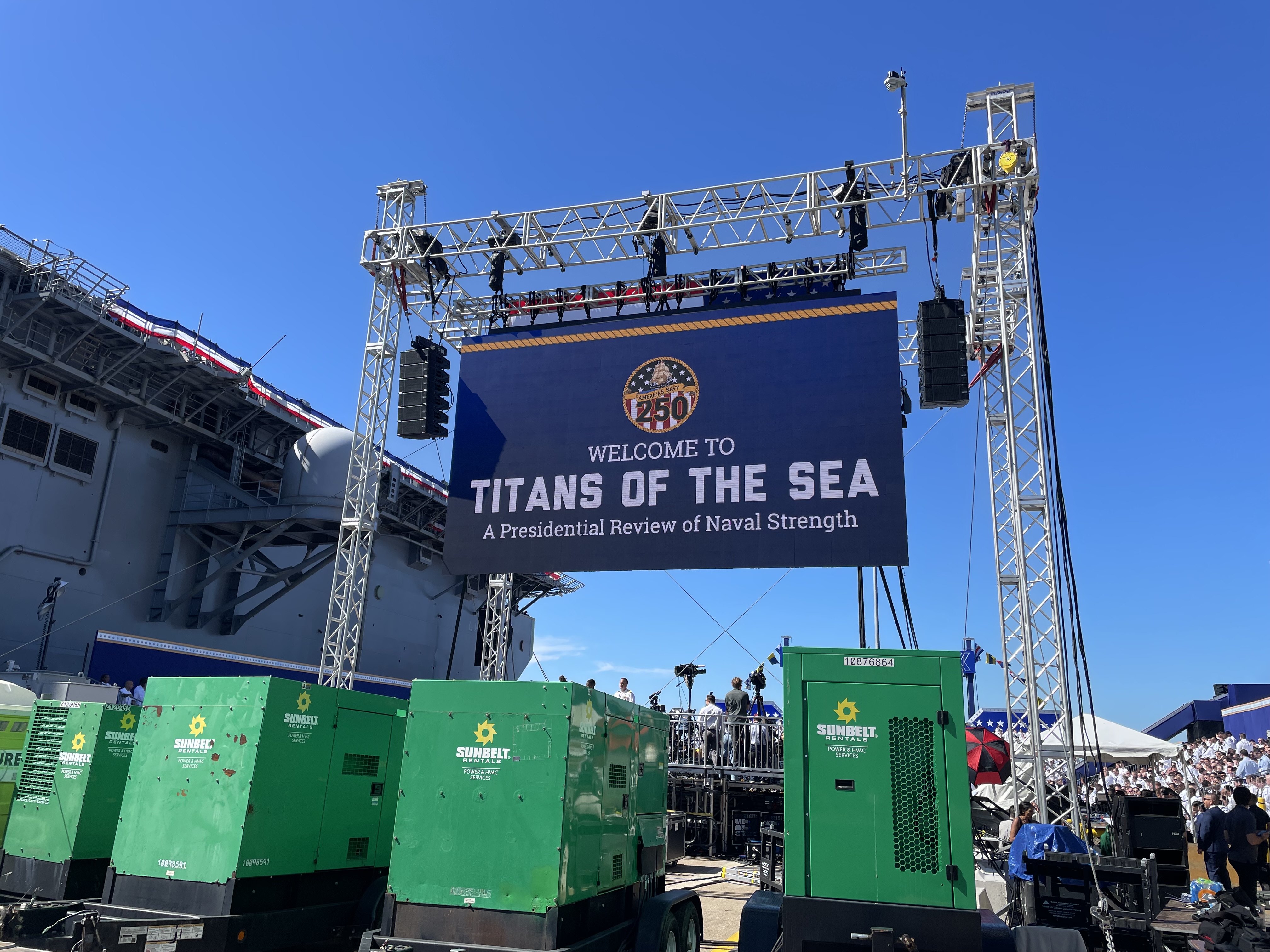 Navy 250th celebration