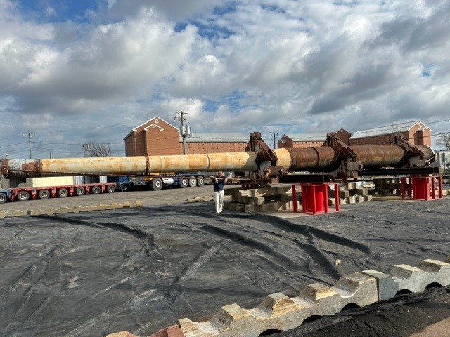 USS Iowa’s gun barrel 
