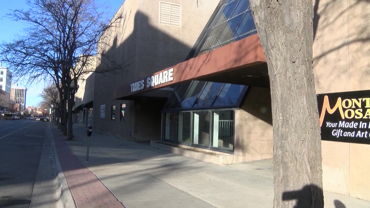 Times Square in downtown Great Falls