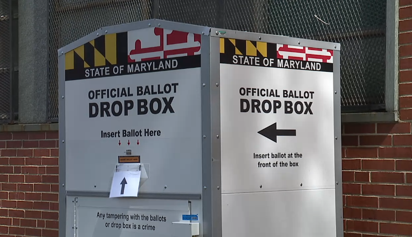 Maryland Mail-In Ballot Drop Box Elections