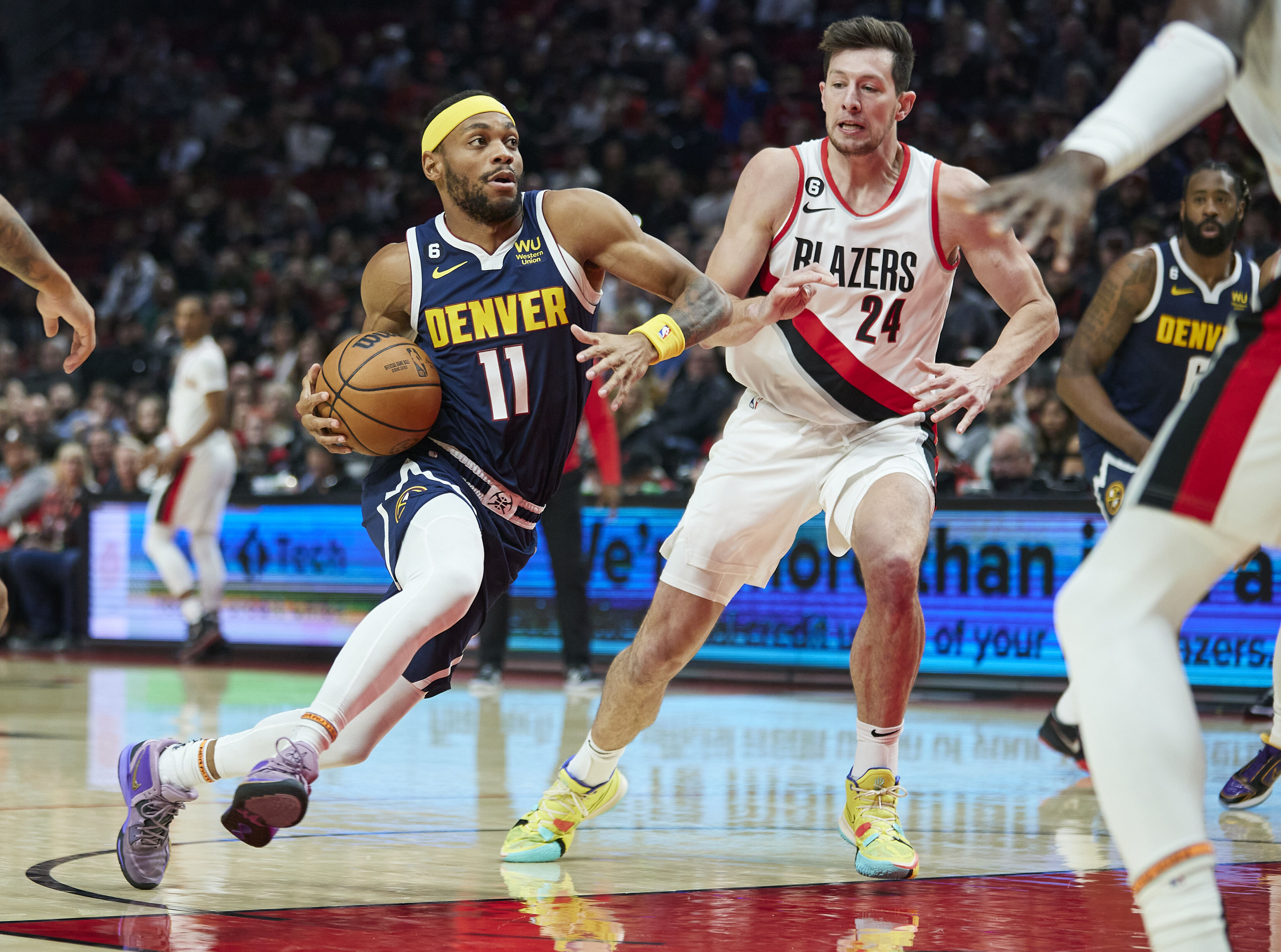 Nuggets Trail Blazers Basketball