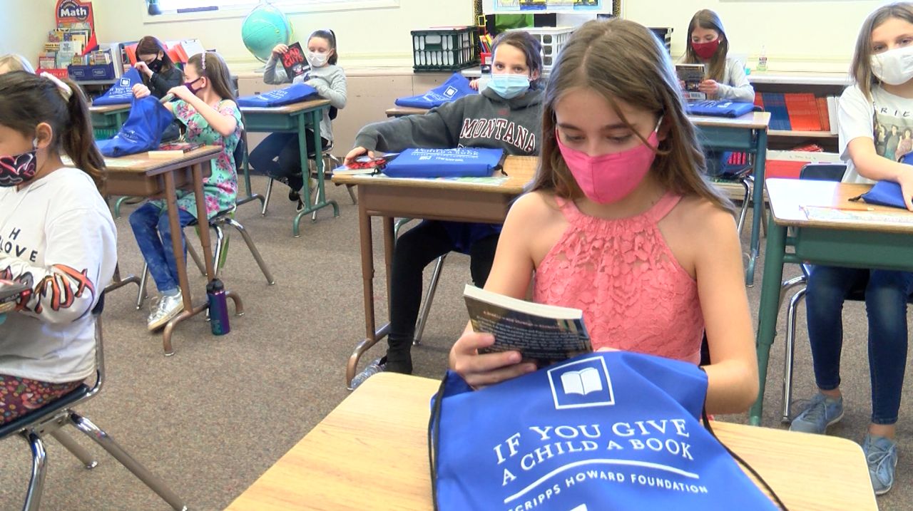 "If You Give a Child a Book” campaign raises $11K+ for students at Great Falls school