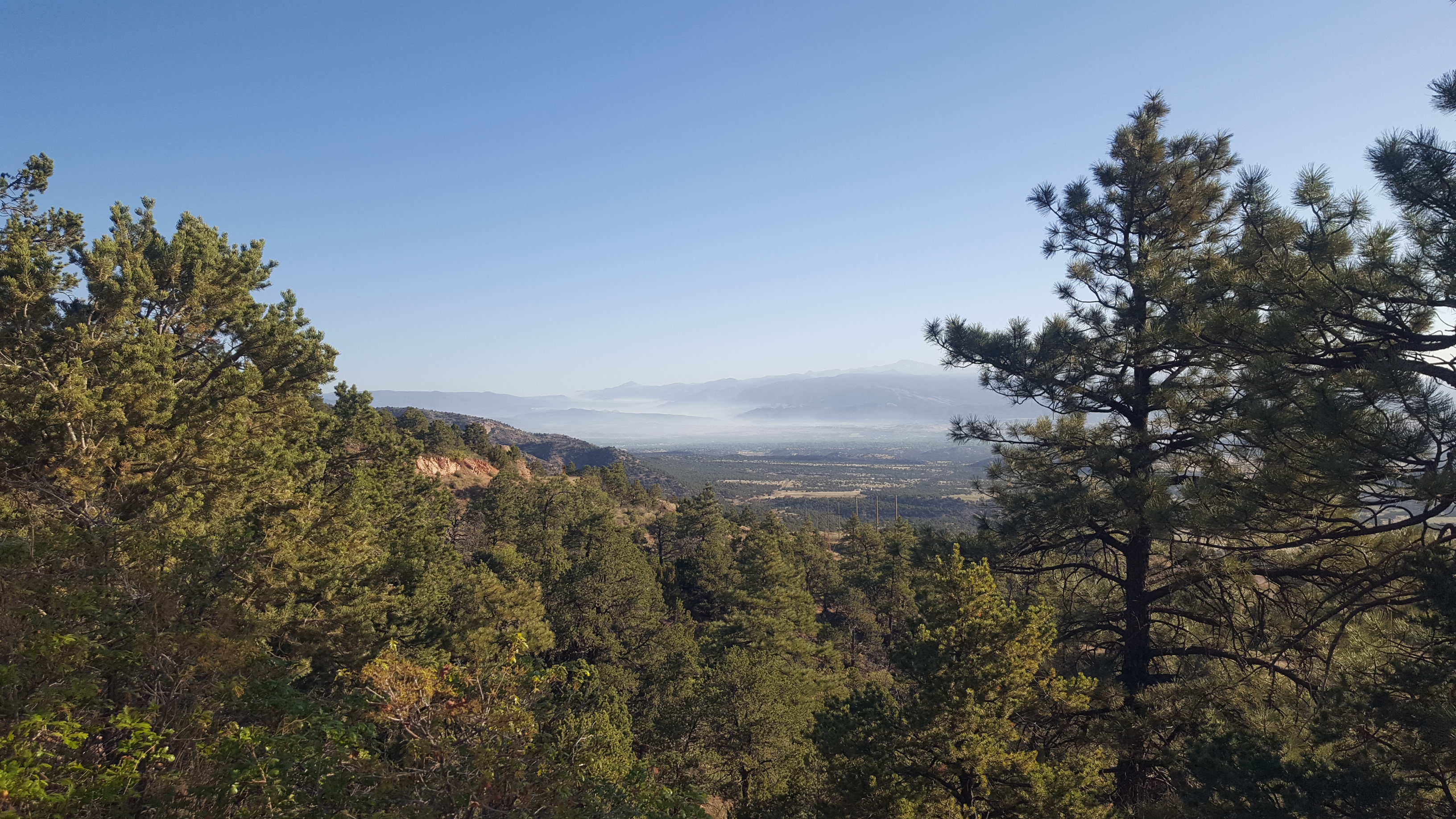 Smoke from Red Canyon near Canon City Jeff Stultz
