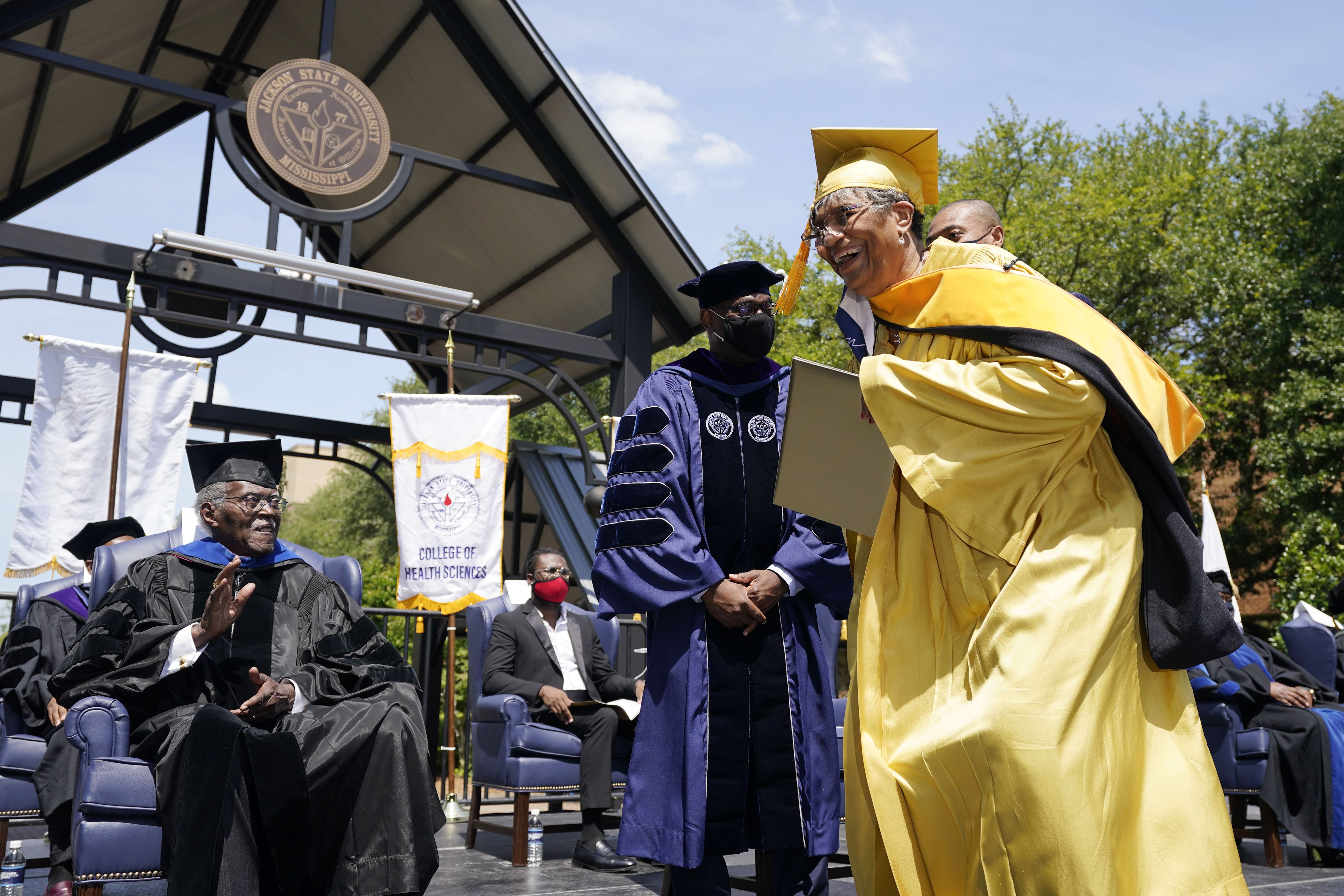 APTOPIX Racial Injustice Jackson State Grads