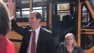 beshear on bus.JPG
