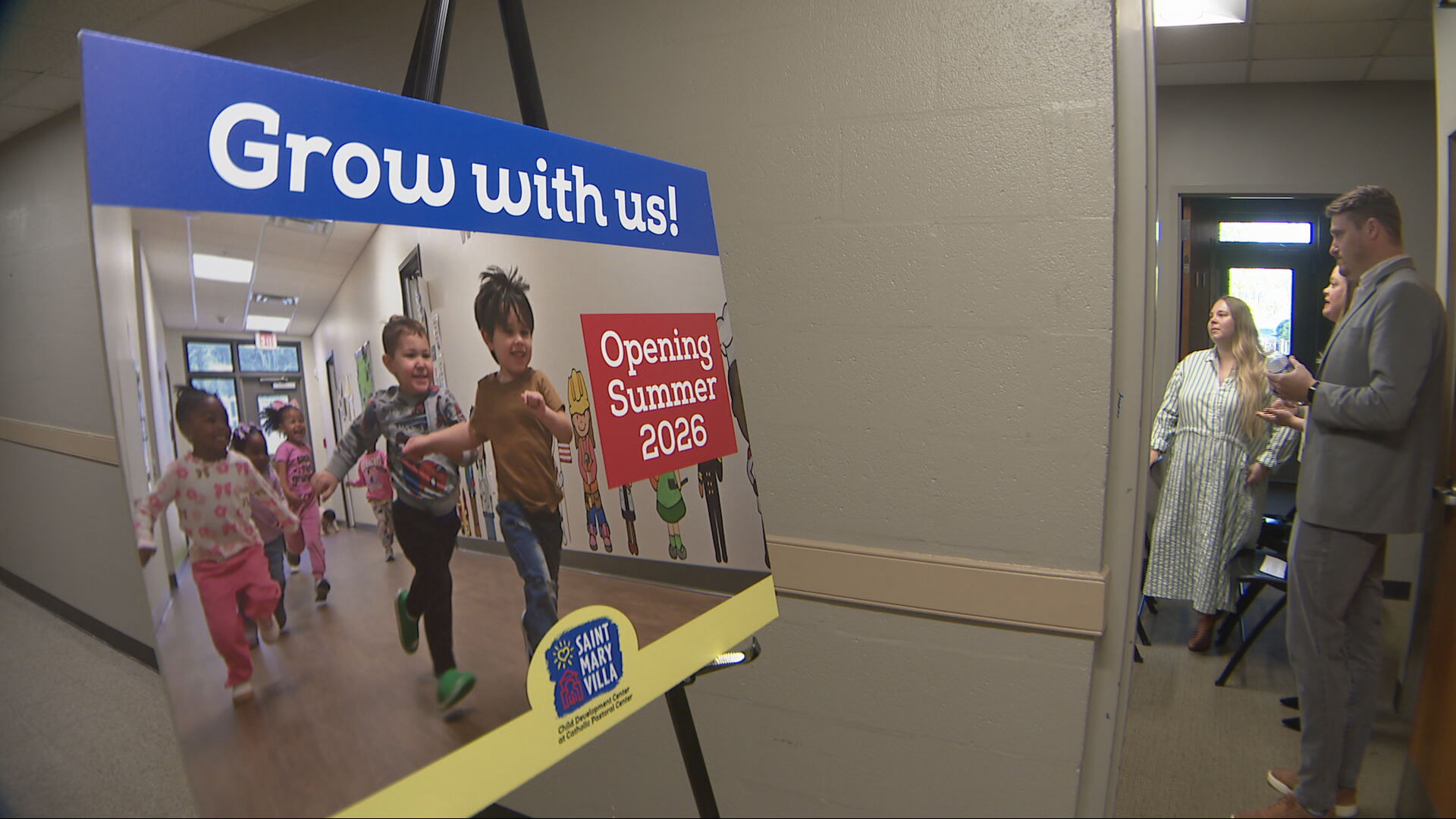 Child care opening sign