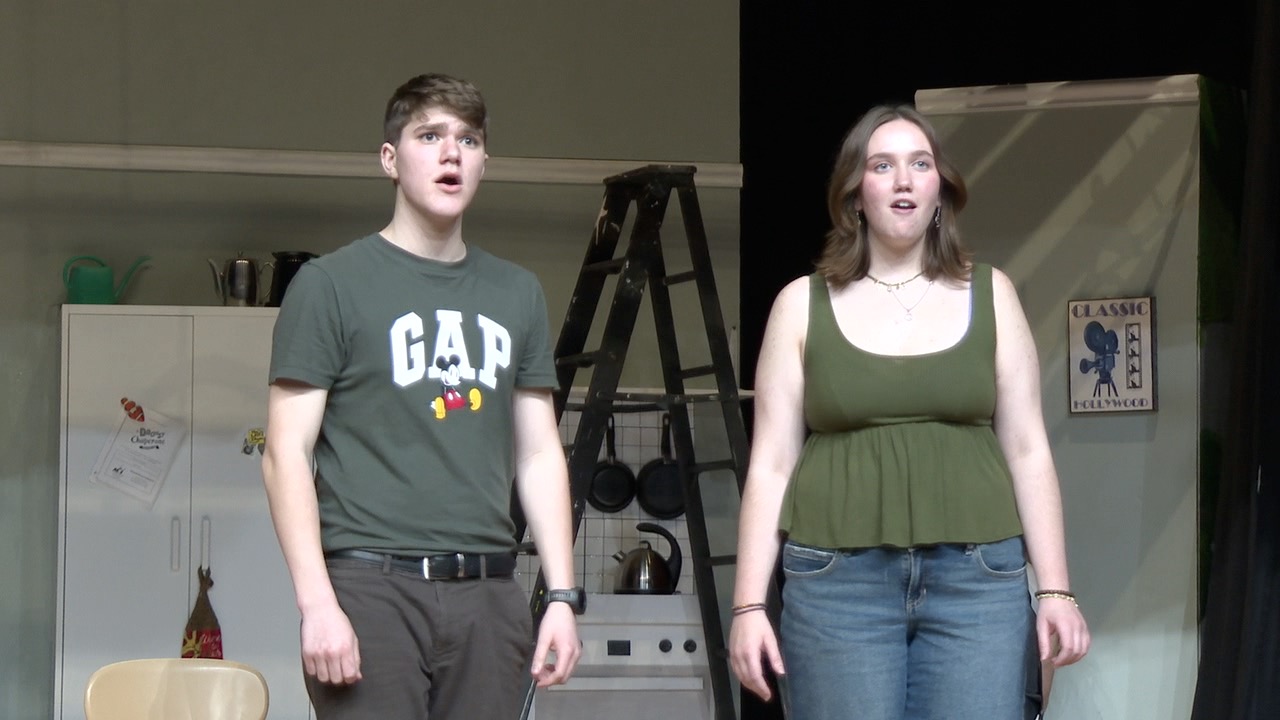WHS Theatre Students practice for state competition