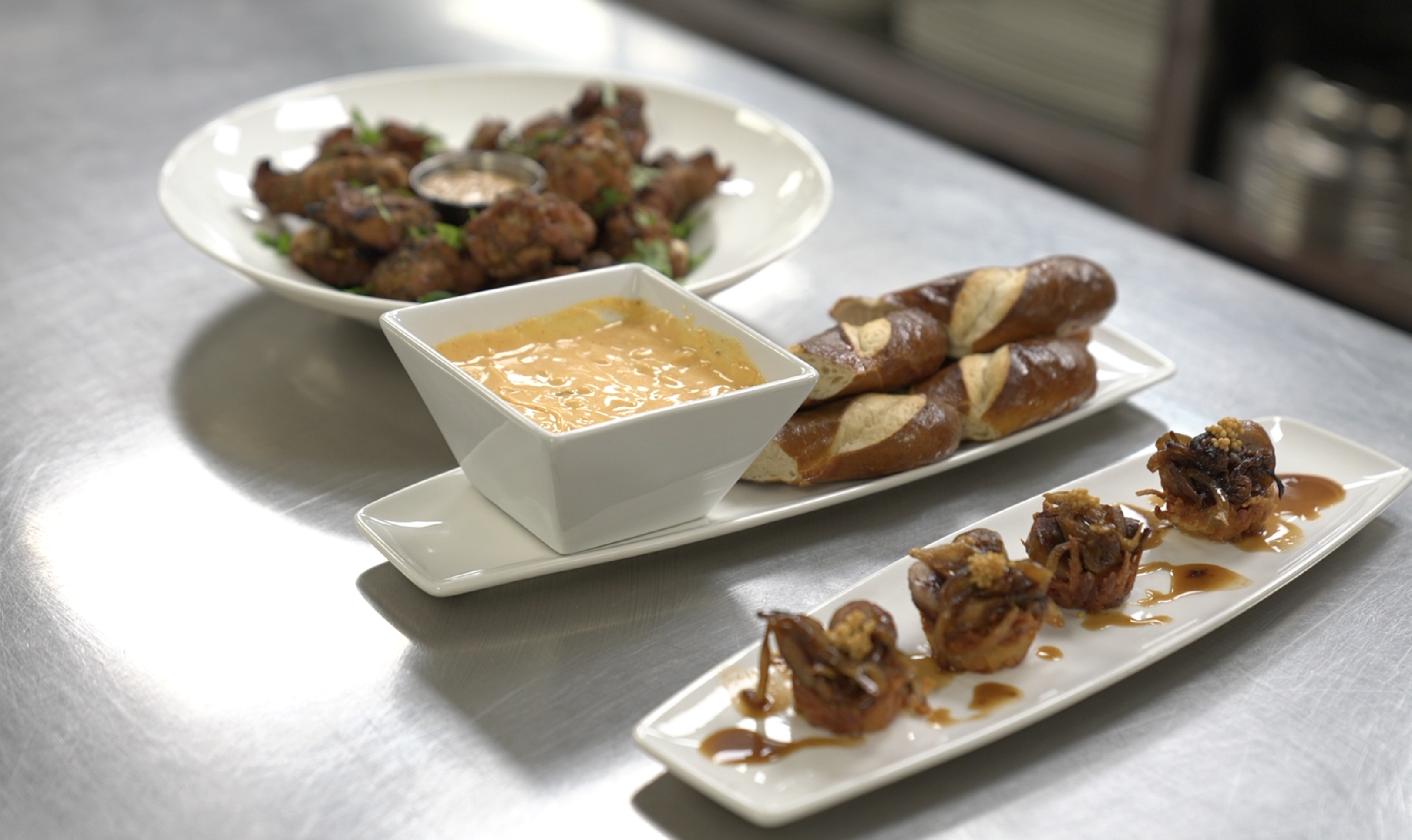 Super Bowl appetizers made at the Kellogg Center 
