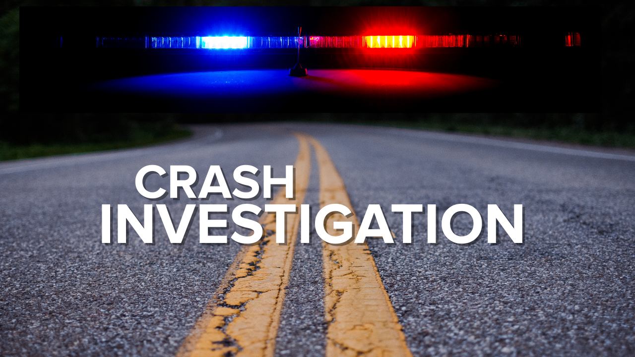 Traffic crash investigation accident