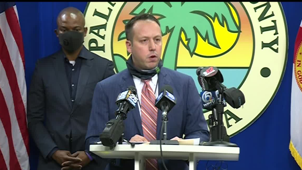 Palm Beach County Mayor Dave Kerner at news conference June 5, 2020