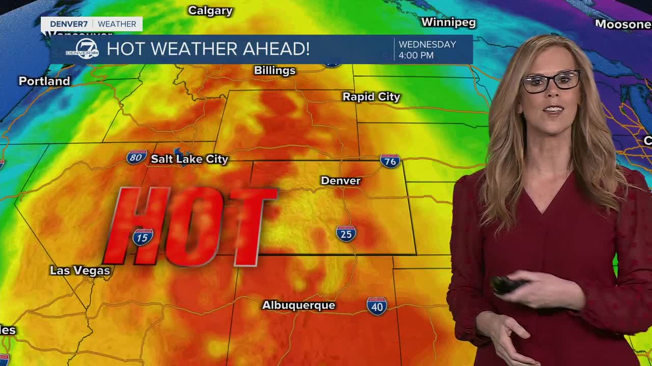Hot air heading our way