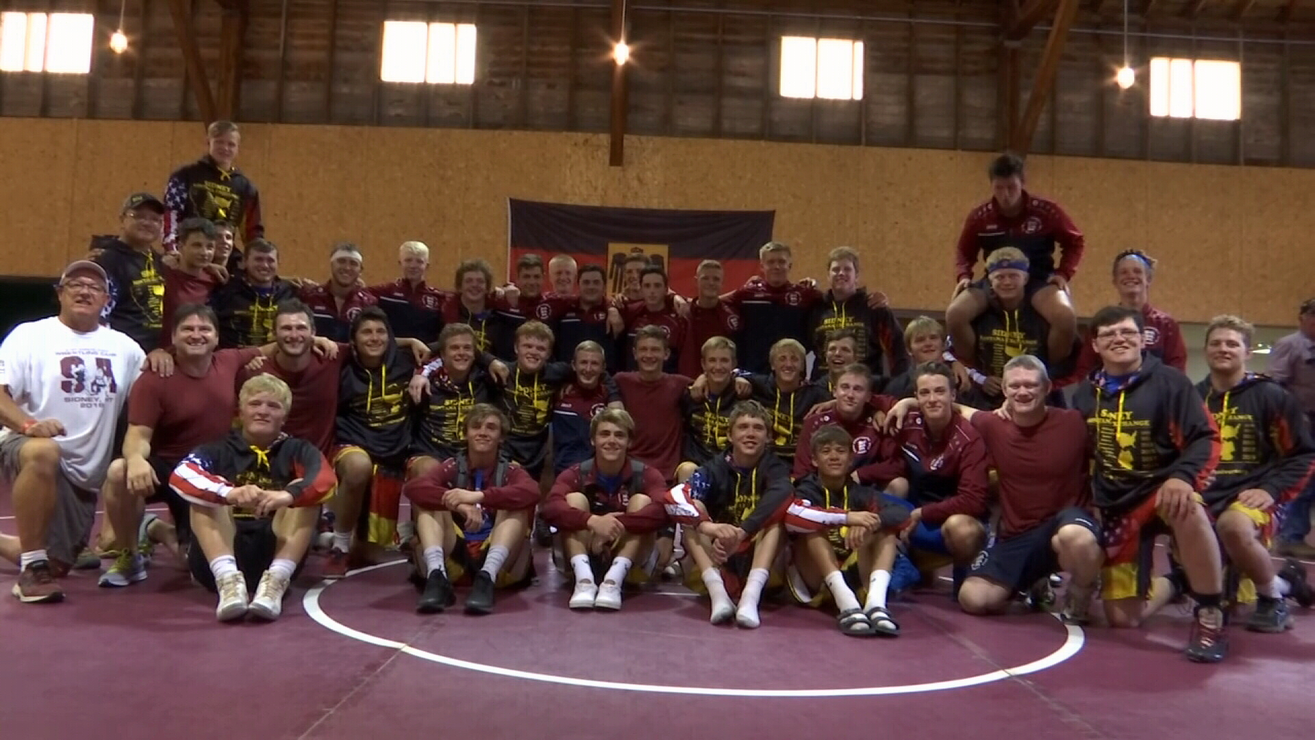 German wrestling exchange team